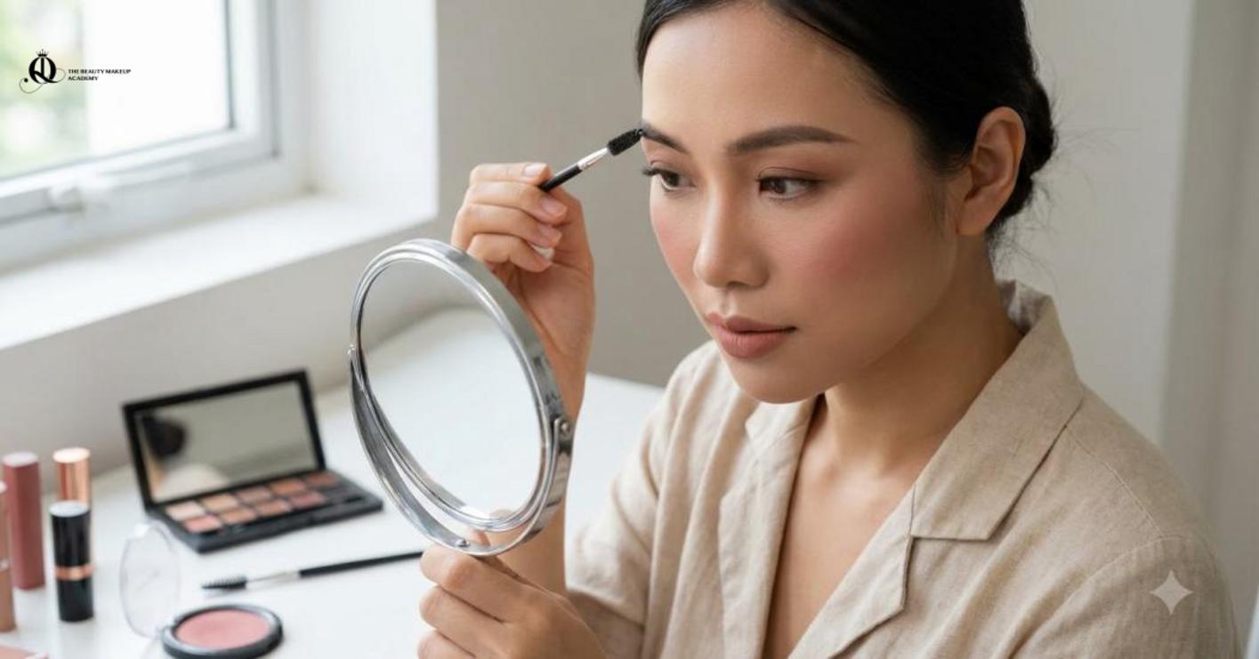 Trang điểm mắt, mày, má và môi cần phối hợp hài hòa theo tỷ lệ khuôn mặt và bối cảnh sử dụng. Trang điểm mắt, mày, má và môi cần phối hợp hài hòa theo tỷ lệ khuôn mặt và bối cảnh sử dụng.