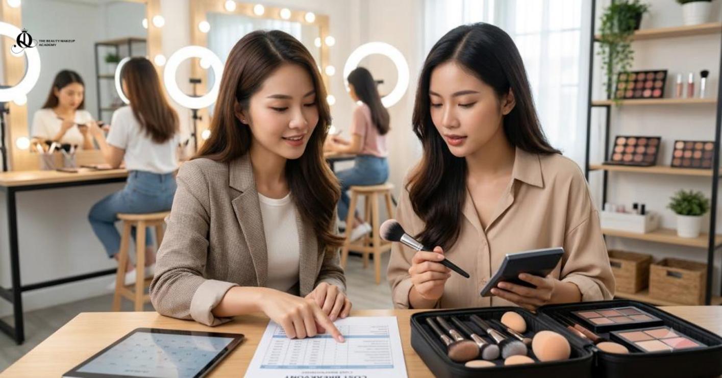Lập ngân sách học nghề makeup giúp chủ động tài chính và chọn khóa học phù hợp