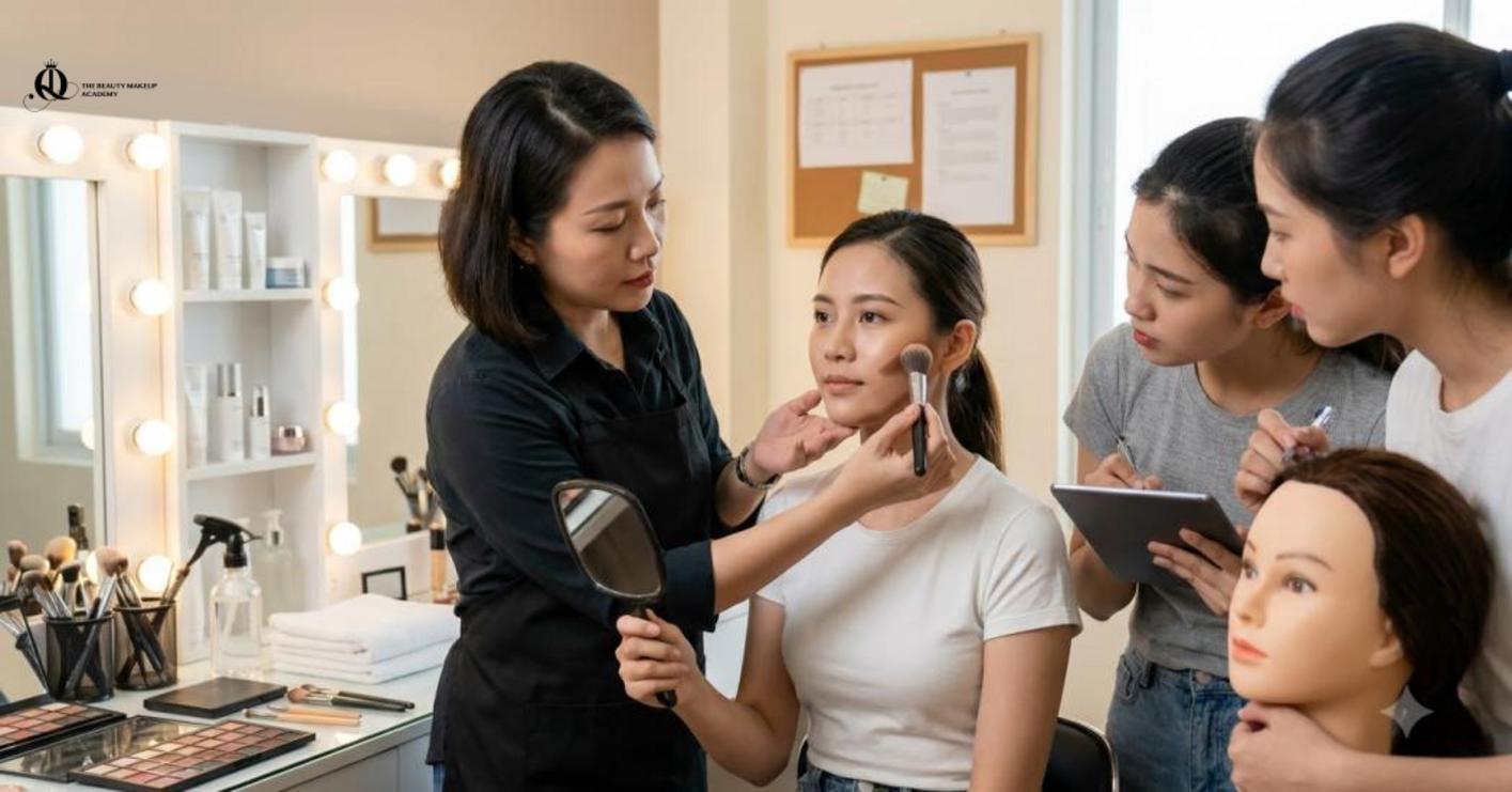 Chọn makeup academy uy tín dựa trên giáo trình, giảng viên và môi trường thực hành chất lượng