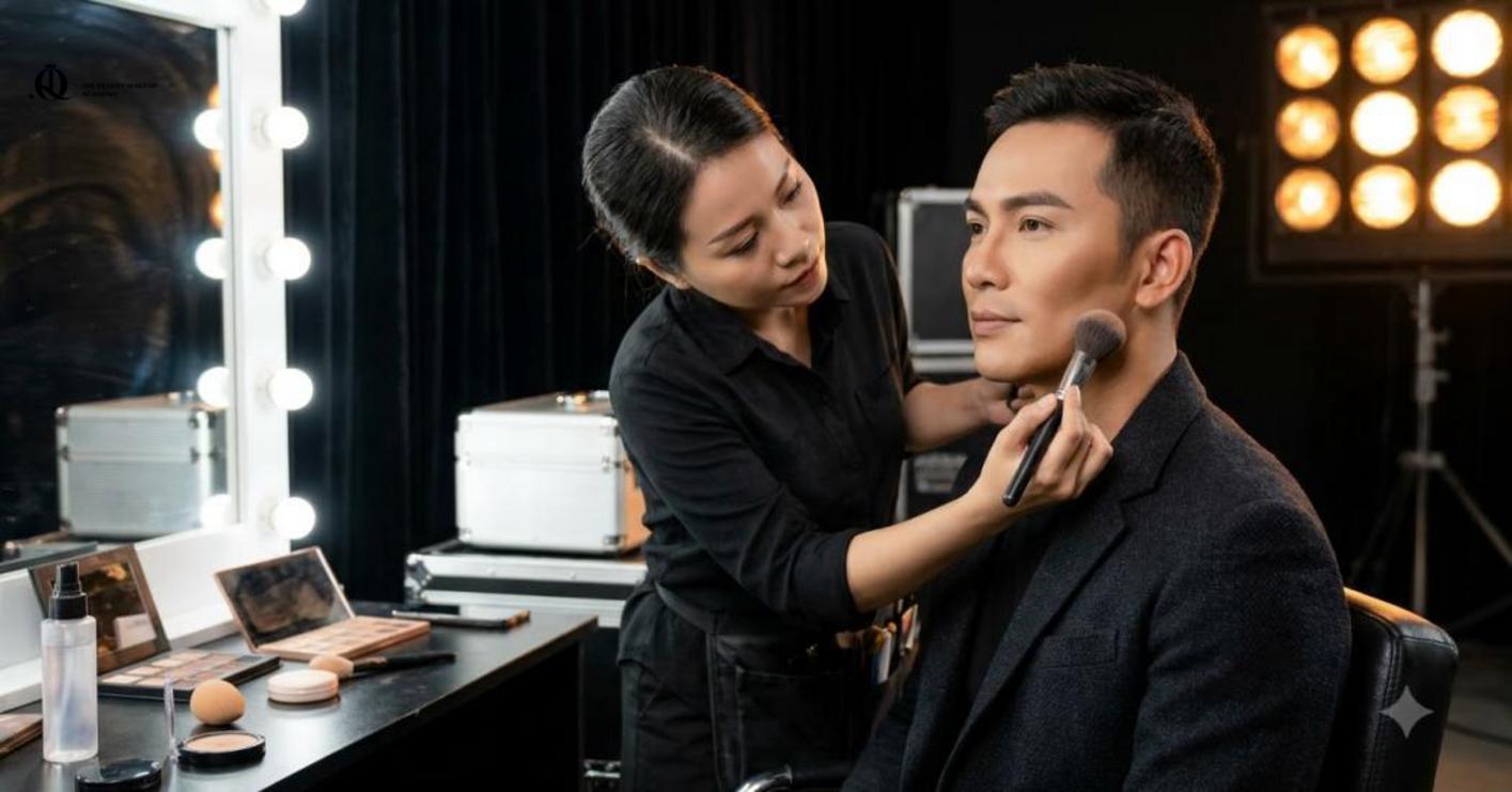 Makeup nam cần điều chỉnh sản phẩm và kỹ thuật theo từng hoàn cảnh để bảo đảm vẻ tự nhiên, lên hình tốt hoặc bền màu trên sân khấu. Makeup nam cần điều chỉnh sản phẩm và kỹ thuật theo từng hoàn cảnh để bảo đảm vẻ tự nhiên, lên hình tốt hoặc bền màu trên sân khấu.